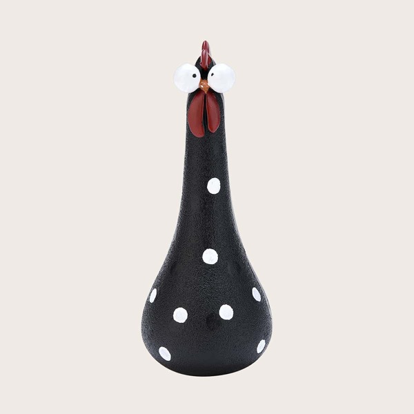 

Chicken Shaped Art Decoration, Black