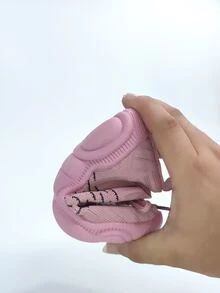 Giày chạy bộ có ren cho bé gái mới biết đi - Hồng - Xem 3