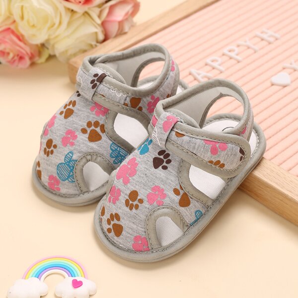 

Baby Allover Graphic Strappy Sandals, Multicolor