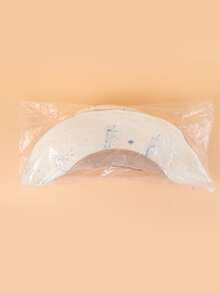 Sombrero de paja con estampado de dibujo - Multicolor - Ver 3