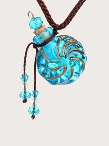 Perfume Bottle Pendant Necklace