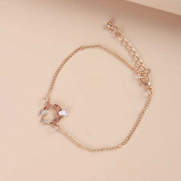 

Moon Decor Bracelet, Rose gold