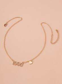 Vòng cổ mặt dây chuyền kỹ thuật số - Vàng - Xem 2