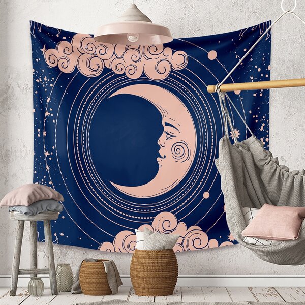 

Moon Print Tapestry, Multicolor