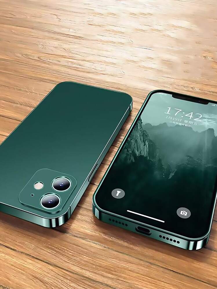 Plain Phone Case Compatible With IPhone 11,IPhone 13,IPhone 14 Pro Max - Dark Green - View 6