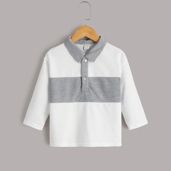 

Toddler Boys Color Block Polo Shirt, Multicolor