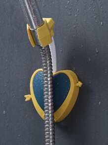 1入組心形隨機色淋浴噴頭支架 - 彩色 - 查看 1