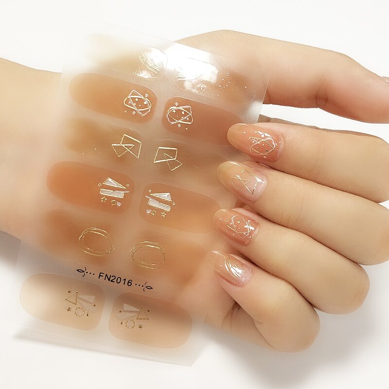 

2sheets Star & Moon Pattern Nail Art Sticker & 1pc Nail File, Multicolor
