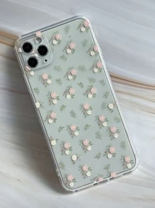 Vỏ điện thoại trong suốt hoa - Trong sáng - Xem 4