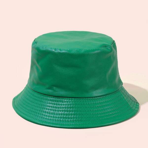 

Solid Bucket Hat, Green