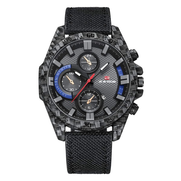 

Men Triple Dial Date Quartz Watch