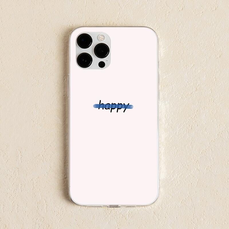 

Letter Graphic Phone Case, Multicolor