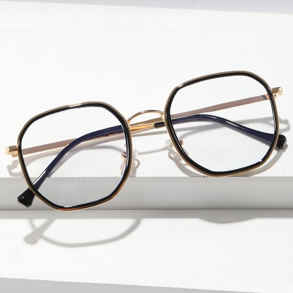 

Geometric Frame Anti-Blue Light Eyeglasses