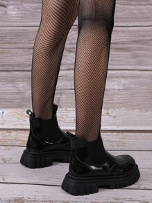 極簡風格切爾西靴