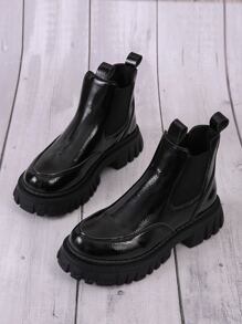 極簡風格切爾西靴