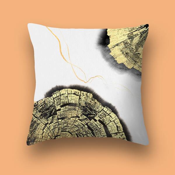 

Wooden Pattern Cushion Cover Without Filler, Multicolor