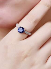 Nhẫn Trang Trí Đính Đá Cubic Zirconia Dành Cho Nữ Cho Tiệc Tiệc Cưới - Nhiều màu - Xem 2