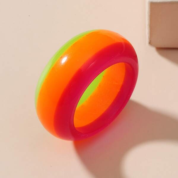 

Colorful Resin Ring, Multicolor
