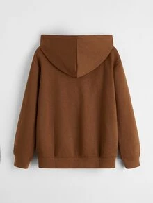 SHEIN 男童两件套纯棉袋鼠口袋卫衣 - 彩色 - 查看 5