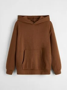 SHEIN 男童两件套纯棉袋鼠口袋卫衣 - 彩色 - 查看 7