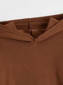 SHEIN 男童两件套纯棉袋鼠口袋卫衣 - 彩色 - 查看 8