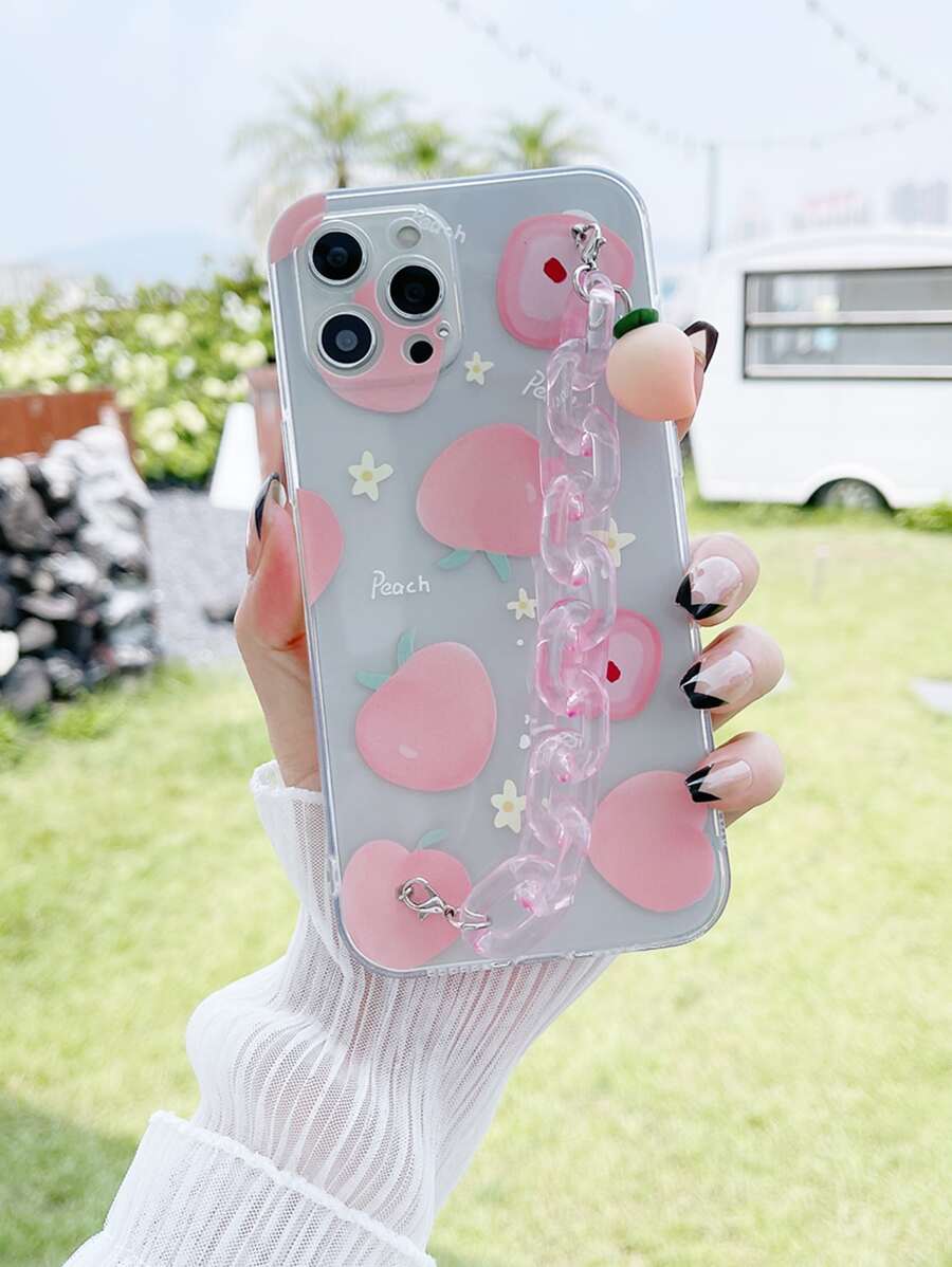 Fundas Funda de celular con tira de mano - transparente - Ver 1