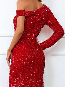 Missord Robe asymétrique fendue asymétrique