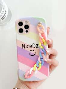 Chữ cái đồ họa chuỗi tay với bao điện thoại - Nhiều màu - Xem 3