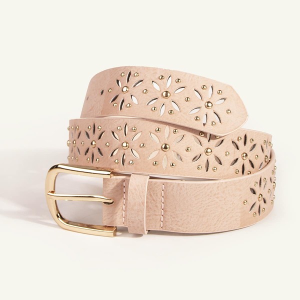

Hollow Out Belt, Baby pink