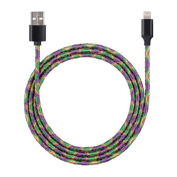 

1pc Lightning Data Cable, Green