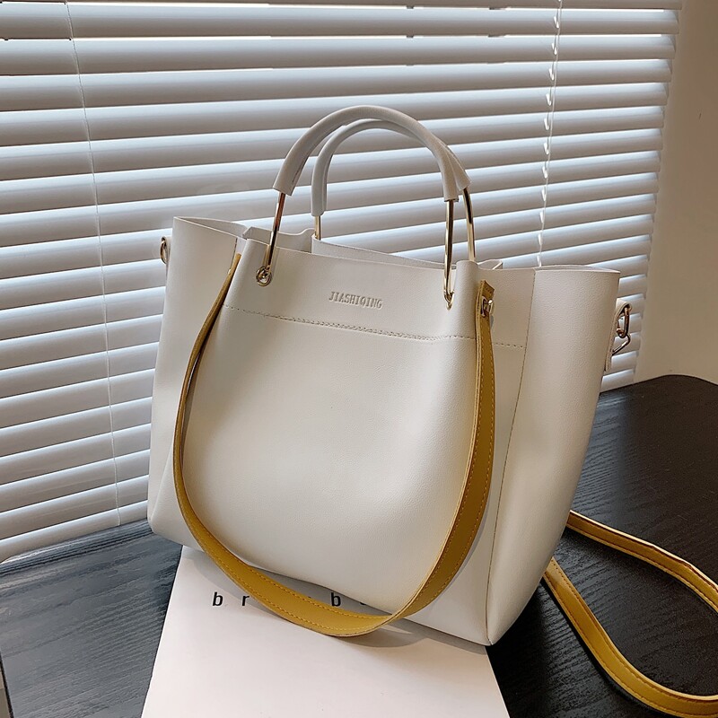 

Two Tone Tote Bag, Yellow
