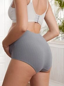 SHEIN Maternity 3pcs Solid Panty For Mother Underwear Ladies