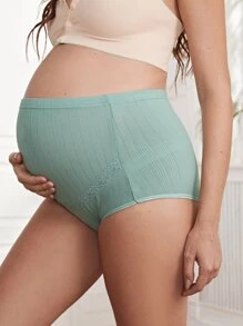SHEIN Maternity 3pcs Solid Panty For Mother Underwear Ladies