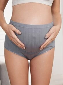 SHEIN Maternity 3pcs Solid Panty For Mother Underwear Ladies