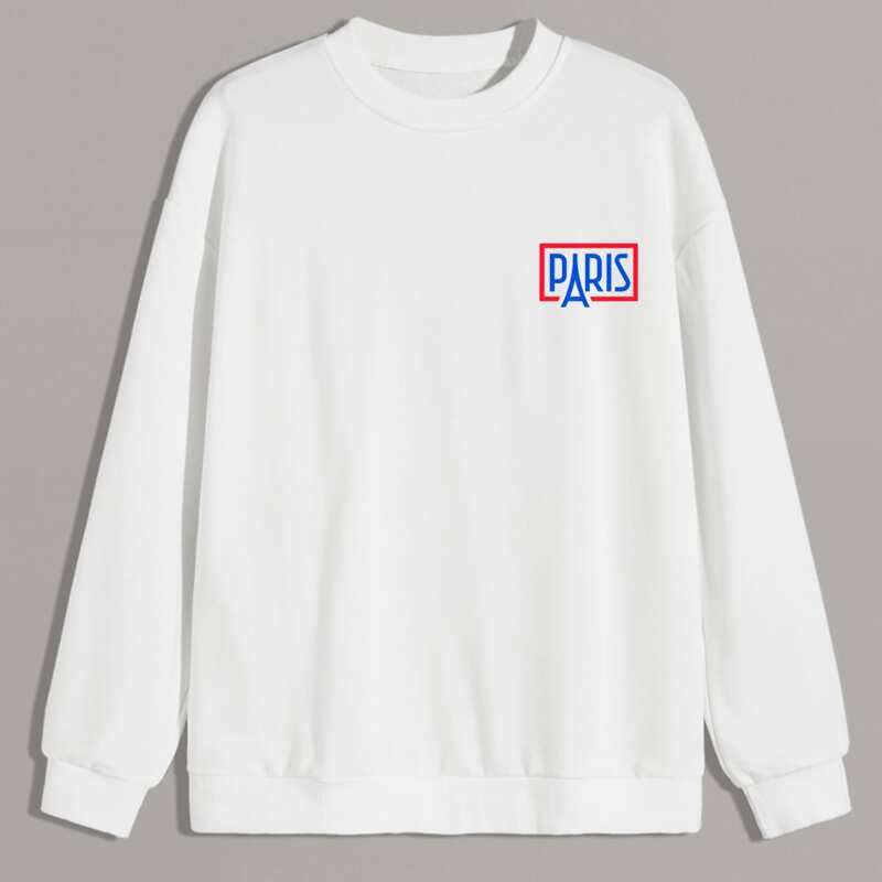 

Guys Letter Graphic Sweatshirt, White