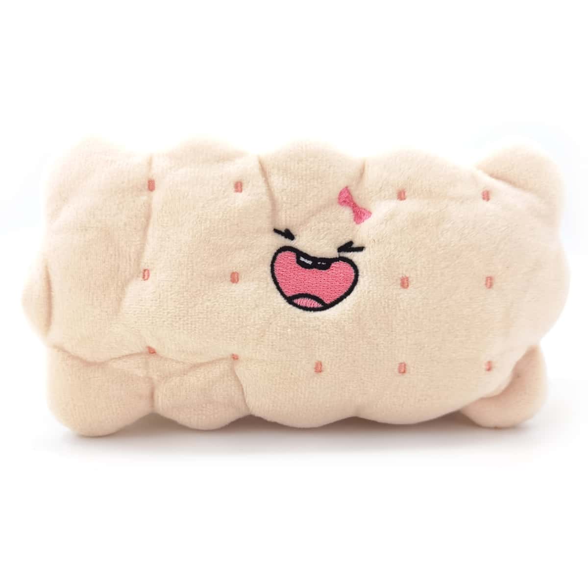 

Biscuit Shaped Pencil Bag, Beige