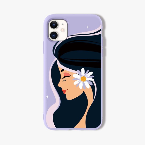 

Girl Painted Phone Case, Multicolor