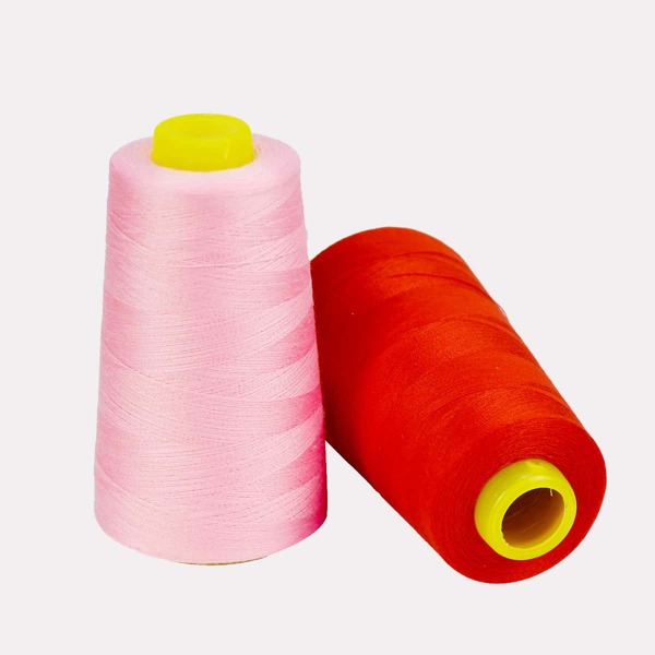 

1pc 3000 Yard Sewing Thread, Pink