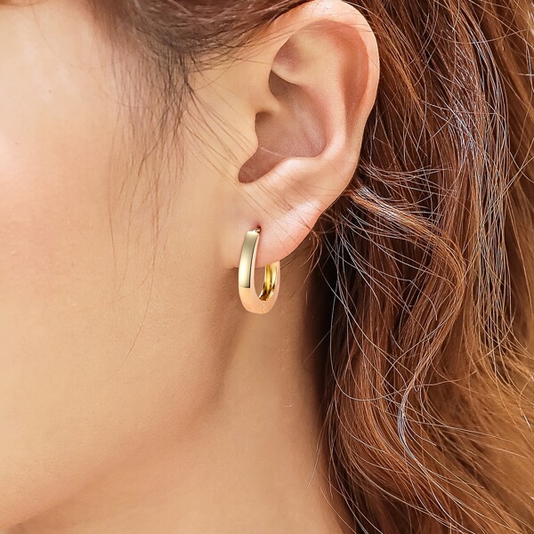 

14K Gold Plated Hoop Earrings