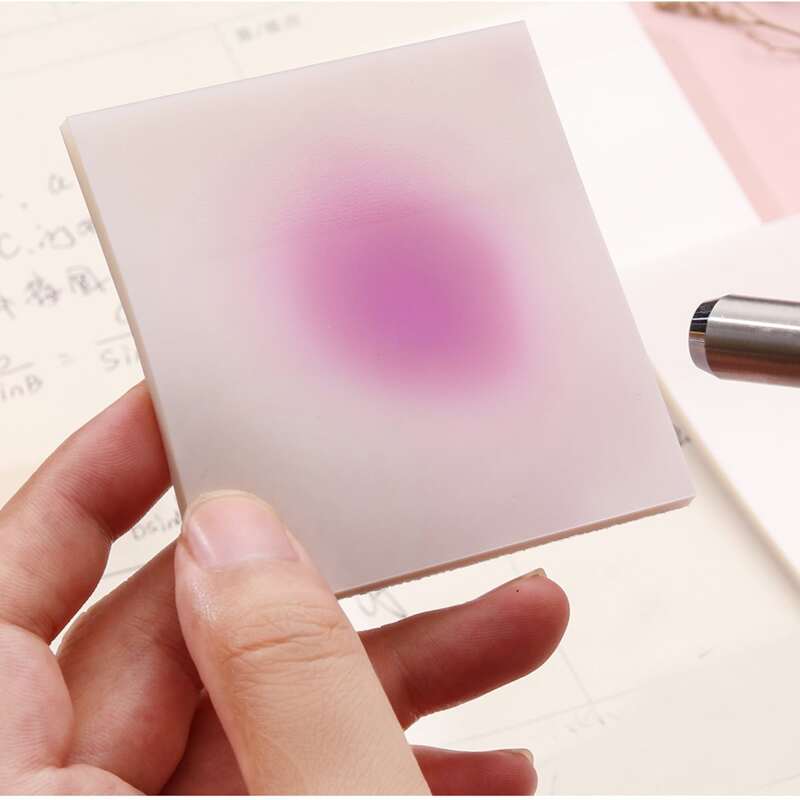 

2pcs Plain Sticky Note, Clear