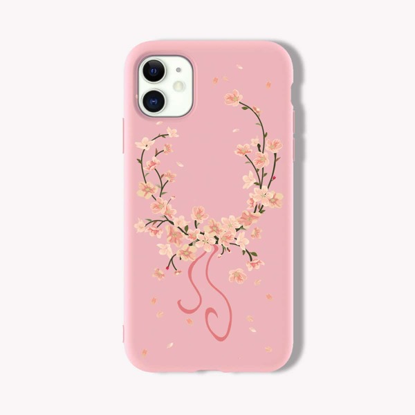 

Floral Print Phone Case, Pink