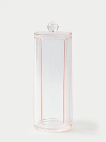 SHEIN BASIC LIVING Exclusive Facial Pad Organizer-Clear Peach Blush - Pink - View 9