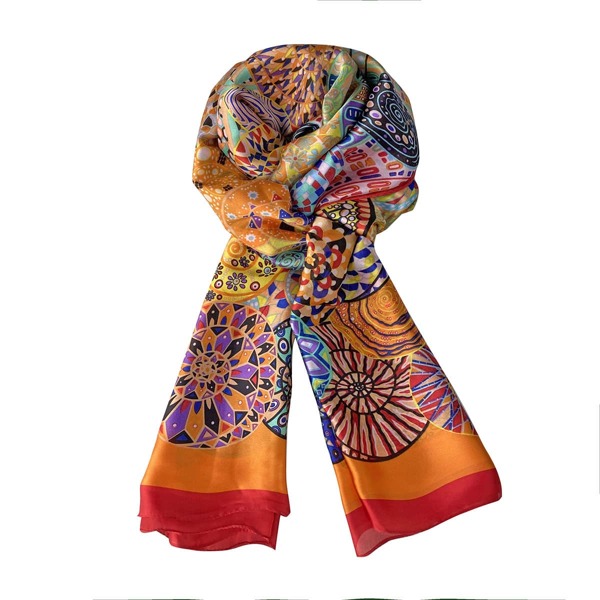 

Flower Print Scarf, Multicolor