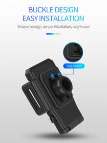 1入組可調節手機車載支架 - 黑色 - 查看 3