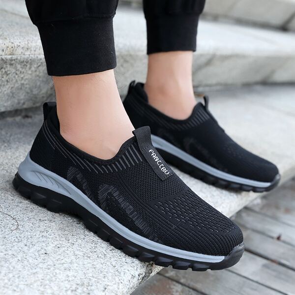 

Minimalist Breathable Slip On Shoes, Black