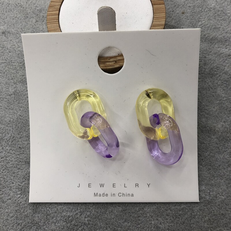 

Chain Drop Earrings, Multicolor