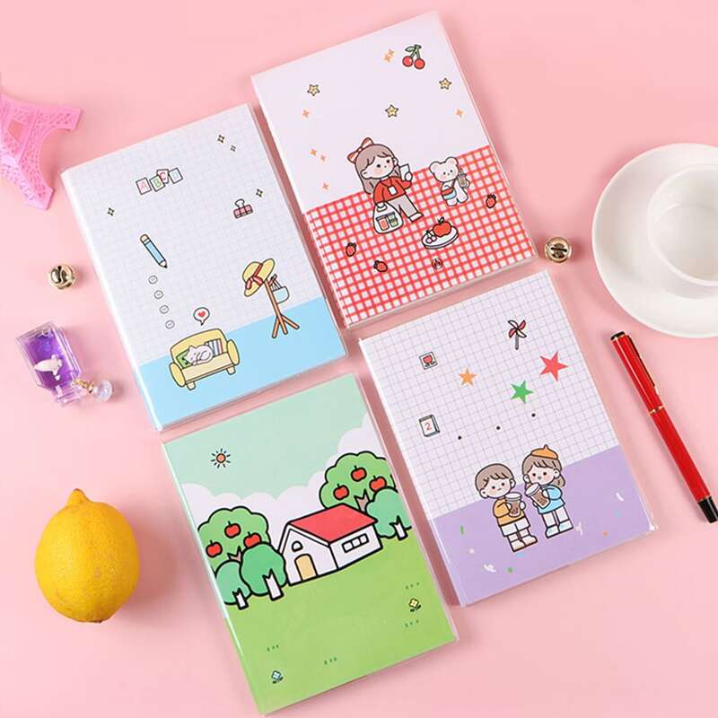 

1pc Cartoon Graphic Random Notebook, Multicolor
