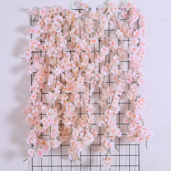 

1pc Artificial Flower Vine, Pink