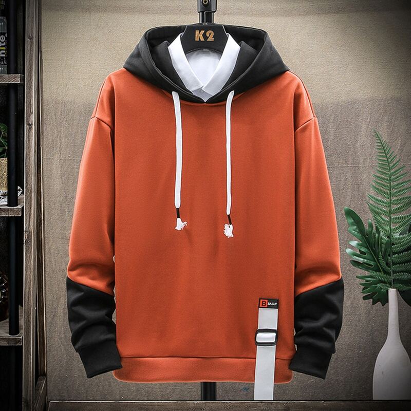 

Guys Colorblock Drawstring Hoodie, Multicolor