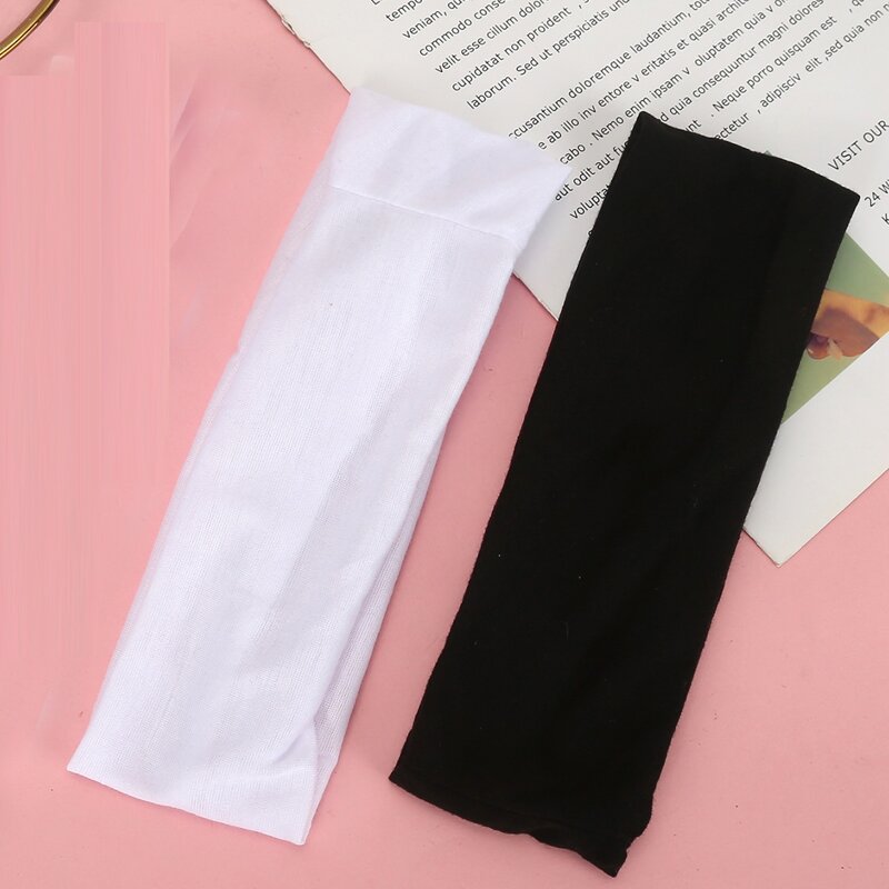 

2pcs Solid Hair Band, Multicolor